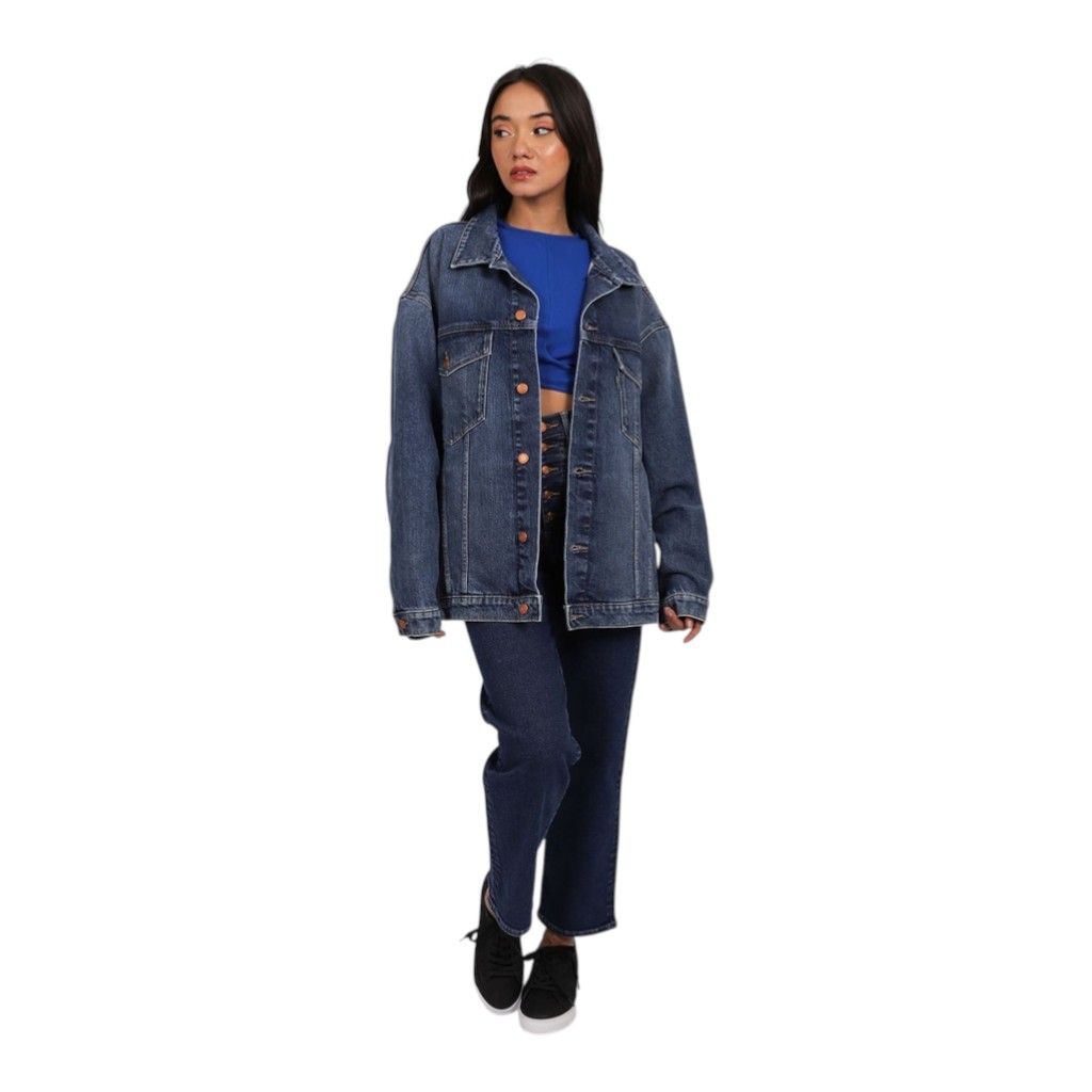 Jacket oversized femme en jeans- ONS