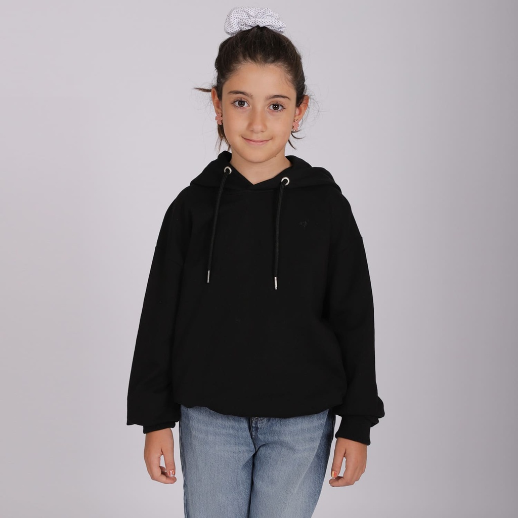 Hoodie unisexe enfant avec broderie