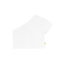 T-shirt femme manche dénudé avec broderie