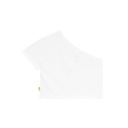 T-shirt femme manche dénudé avec broderie