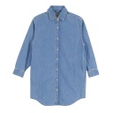 Robe chemise femme en jeans-CHANEZ