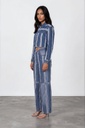 Veste bi-couleurs oversized unisexe en jeans UPCYCLING METHODS TNFW