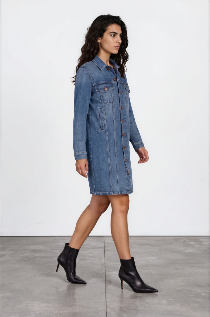 Jacket &amp; veste oversized unisxe en jeans Modular TNFW