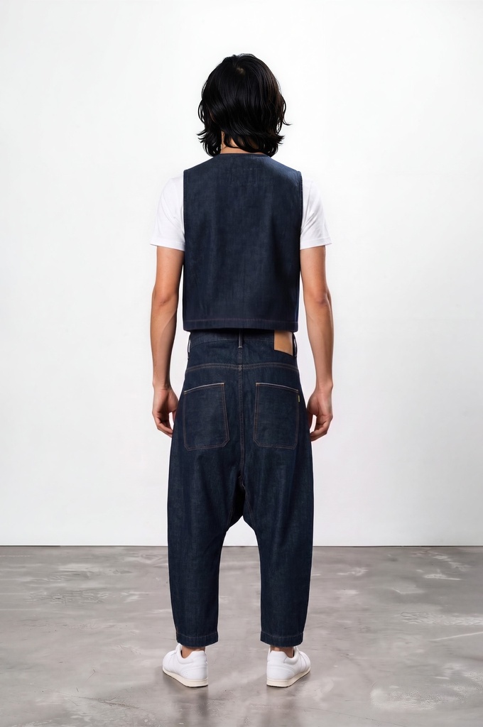 Seroual unisexe en jeans  Selvedge And Raw Look TNFW