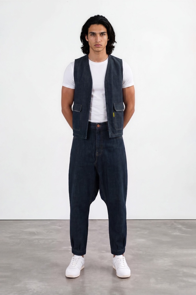 Seroual unisexe en jeans  Selvedge And Raw Look TNFW