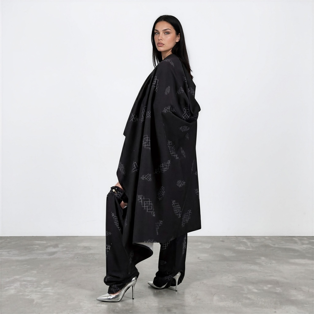 Safseri unisexe en jeans IMPRIME BERBERE HEAVY PRINT AND LASER TNFW