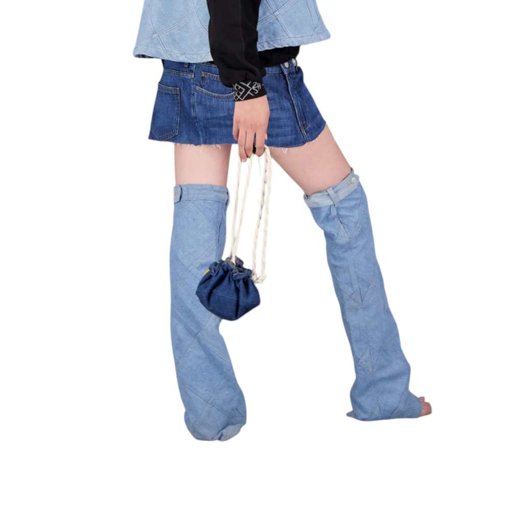 Chechia &amp; Sac en jeans Modular TNFW