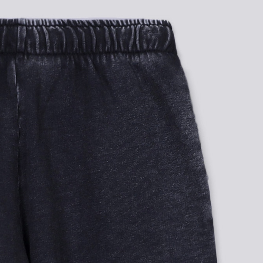 Short garçon en molleton délavé