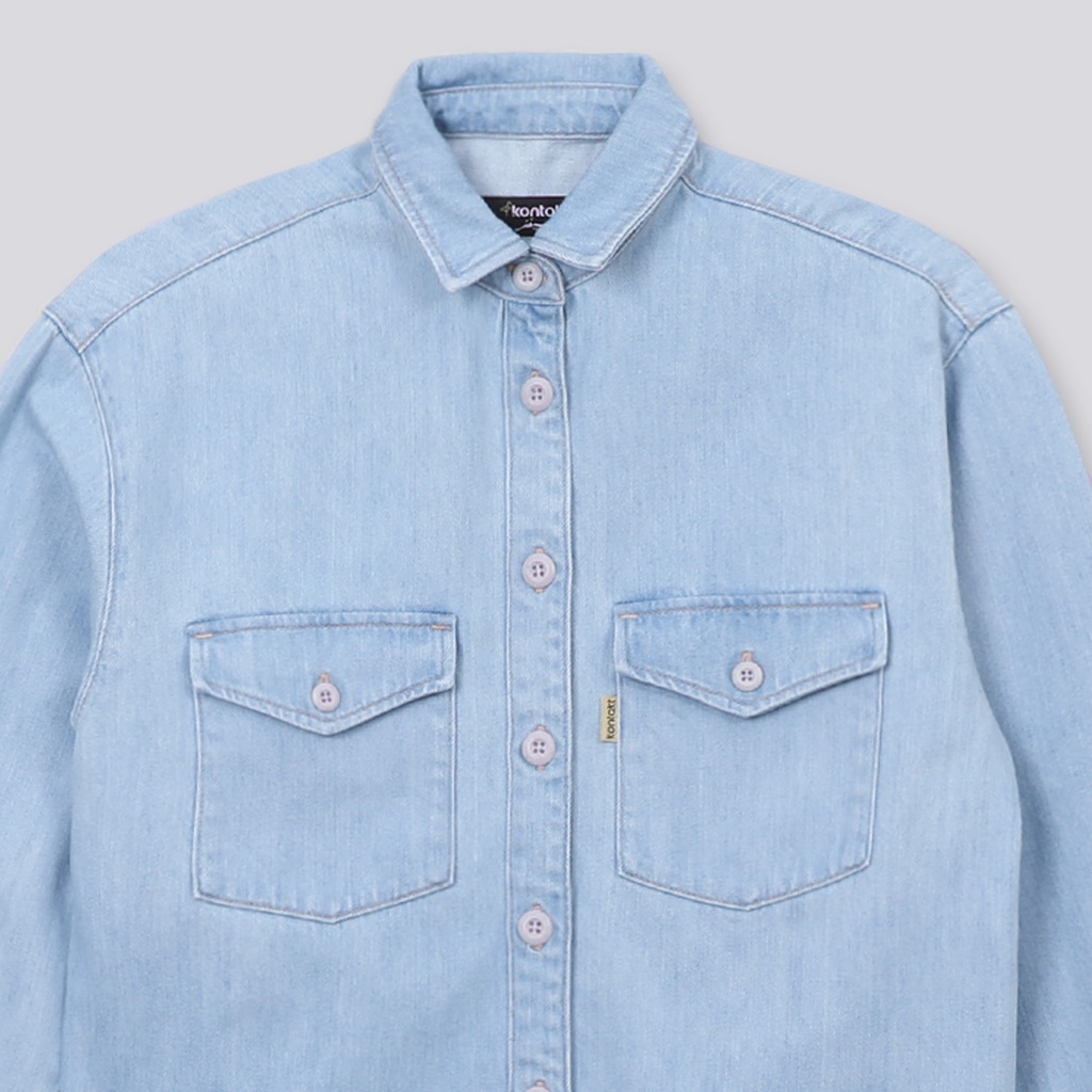 Chemise oversized femme en jeans- SHER