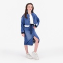 Bombers fille en jeans