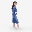 Jupe midi fille en jeans