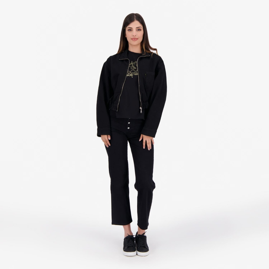 T-shirt femme manches courtes avec boutons pressions  فخار يكسر بعضو
