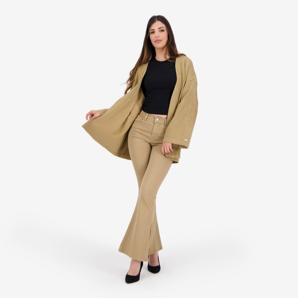 Kimono femme avec yeux Berbères sur les manches-KARAMA 2.0