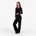 Pantalon côtelé femme wide leg