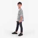 T-shirt oversized garçon manches courtes IMPRIME FORMES TEPSI