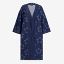 Kimono femme en jeans avec laser all over - KARAMA