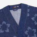 Kimono femme en jeans avec laser all over - KARAMA