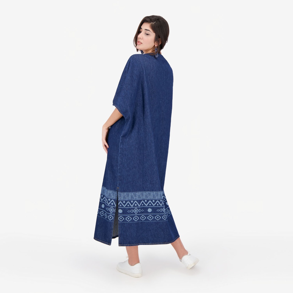Robe jebba femme en jeans - JAMILA