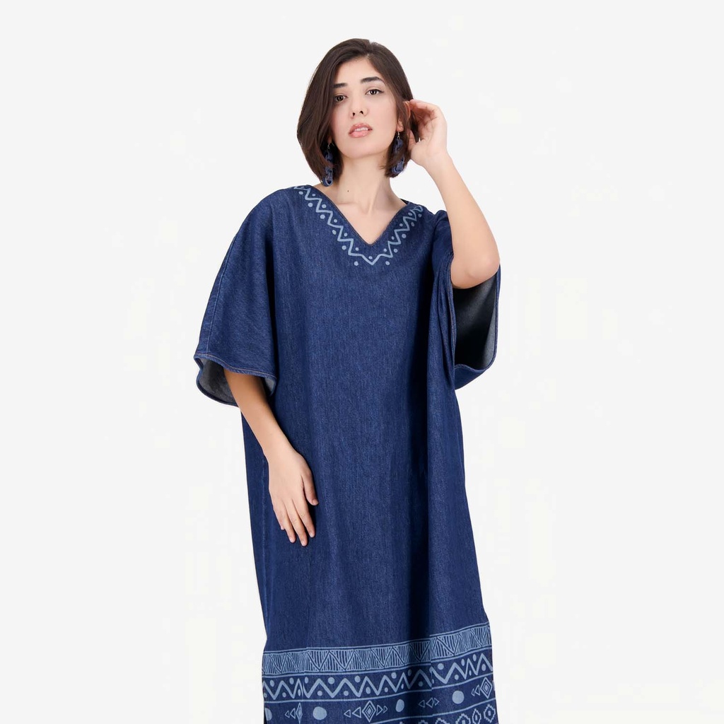 Robe jebba femme en jeans - JAMILA