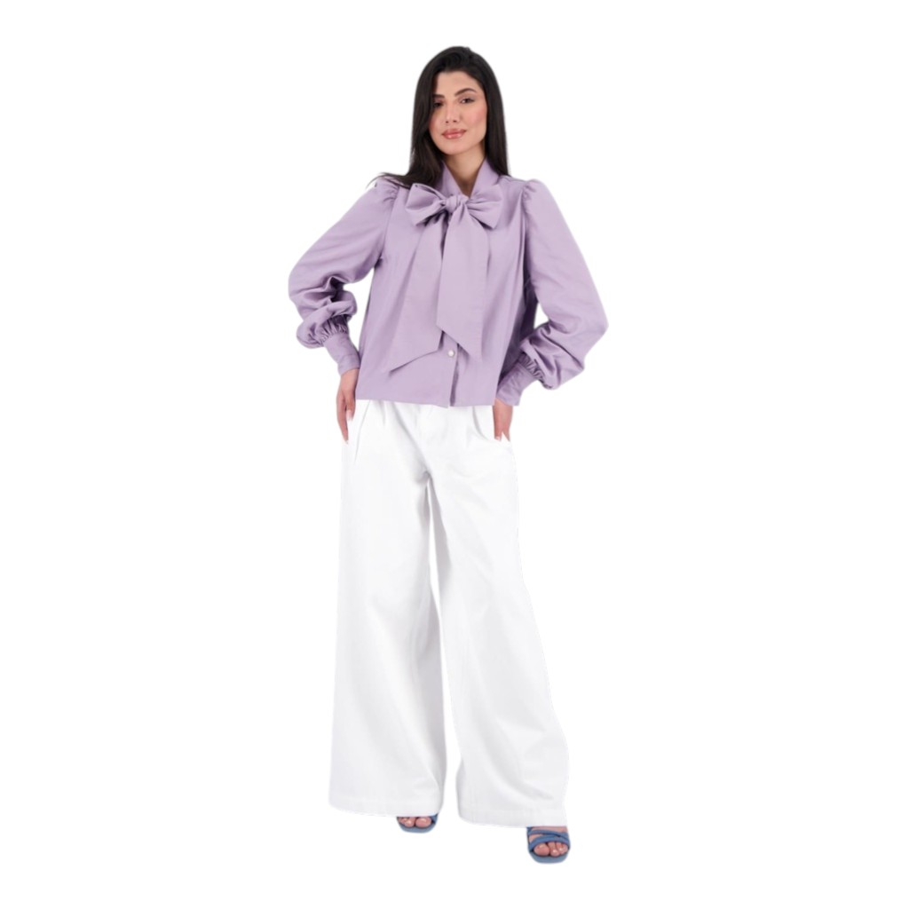 Chino wide leg femme - CHEDIA