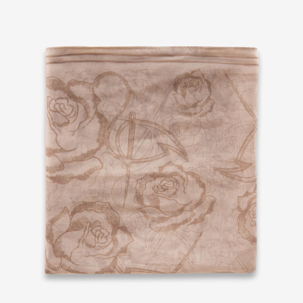 Foulard Flament &amp; fleur Beige