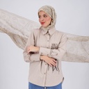 Foulard Flament &amp; fleur Beige