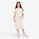 Jupe maxi fille avec bande à la taille croisée