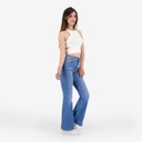 Top côtelé femme avec cut-out dos