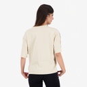 T-shirt femme manches courtes avec boutons pression تحت الياسمينة في الليل