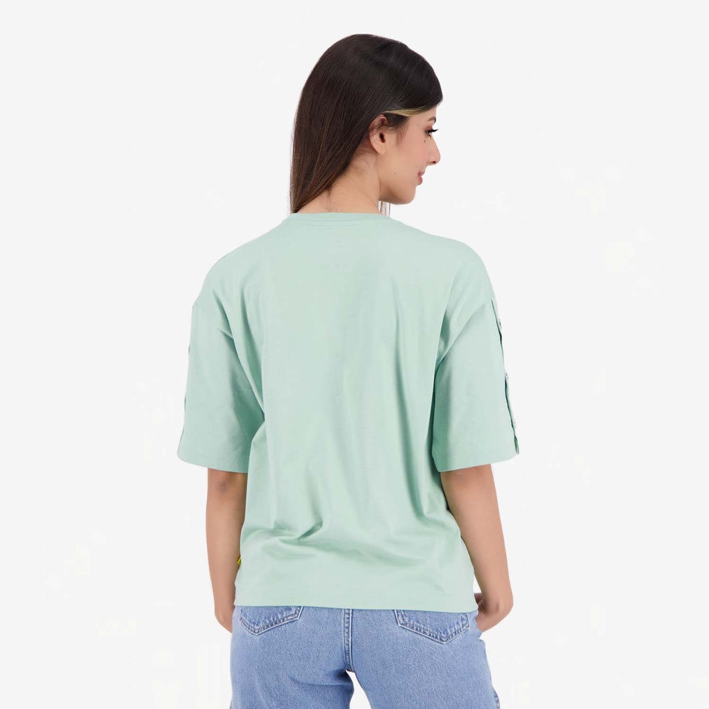 T-shirt femme manches courtes avec boutons pressions  ملا جو