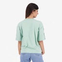 T-shirt femme manches courtes avec boutons pressions  ملا جو