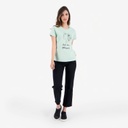 T-shirt femme manches courtes  وردة خدك يا مزيانه