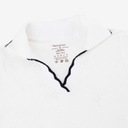 Polo côtelé femme manches courtes