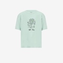 T-shirt femme manches courtes avec boutons pressions  ملا جو