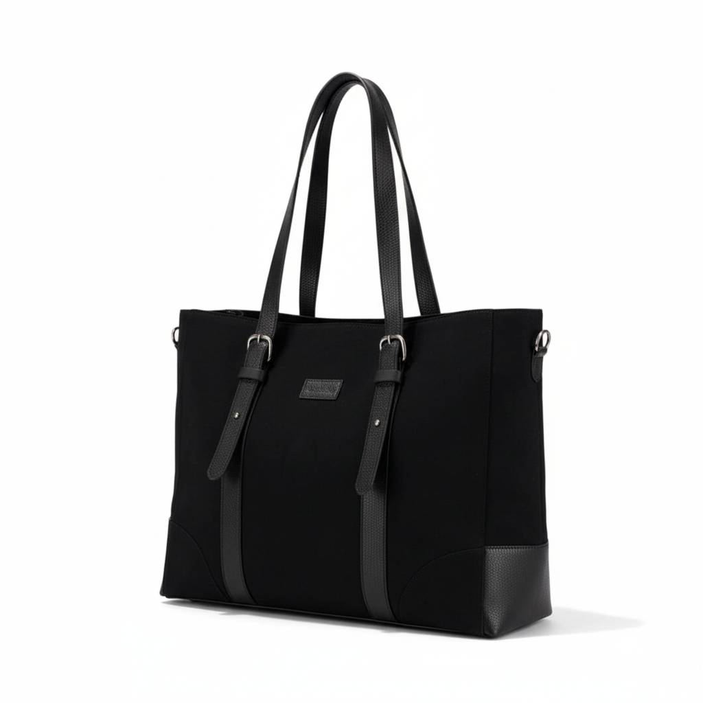 Mini cabas femme en jeans et cuir