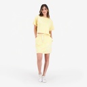 Sweat sur taille femme manches courtes FLEUR