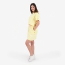 Sweat sur taille femme manches courtes FLEUR