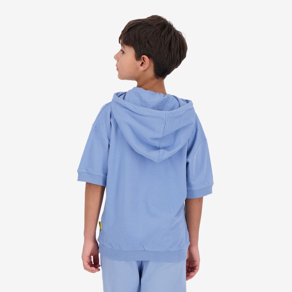 Hoodie garçon manches courtes   فولة و تقسمت في اثنين