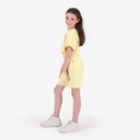 Short fille avec bande à la taille croisée