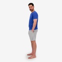 Ensemble homme manches courtes col tunisien avec broderie
