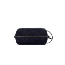 Trousse de toilette homme en jeans et cuir