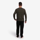 Pyjamas homme manche longue avec pate de boutonnage