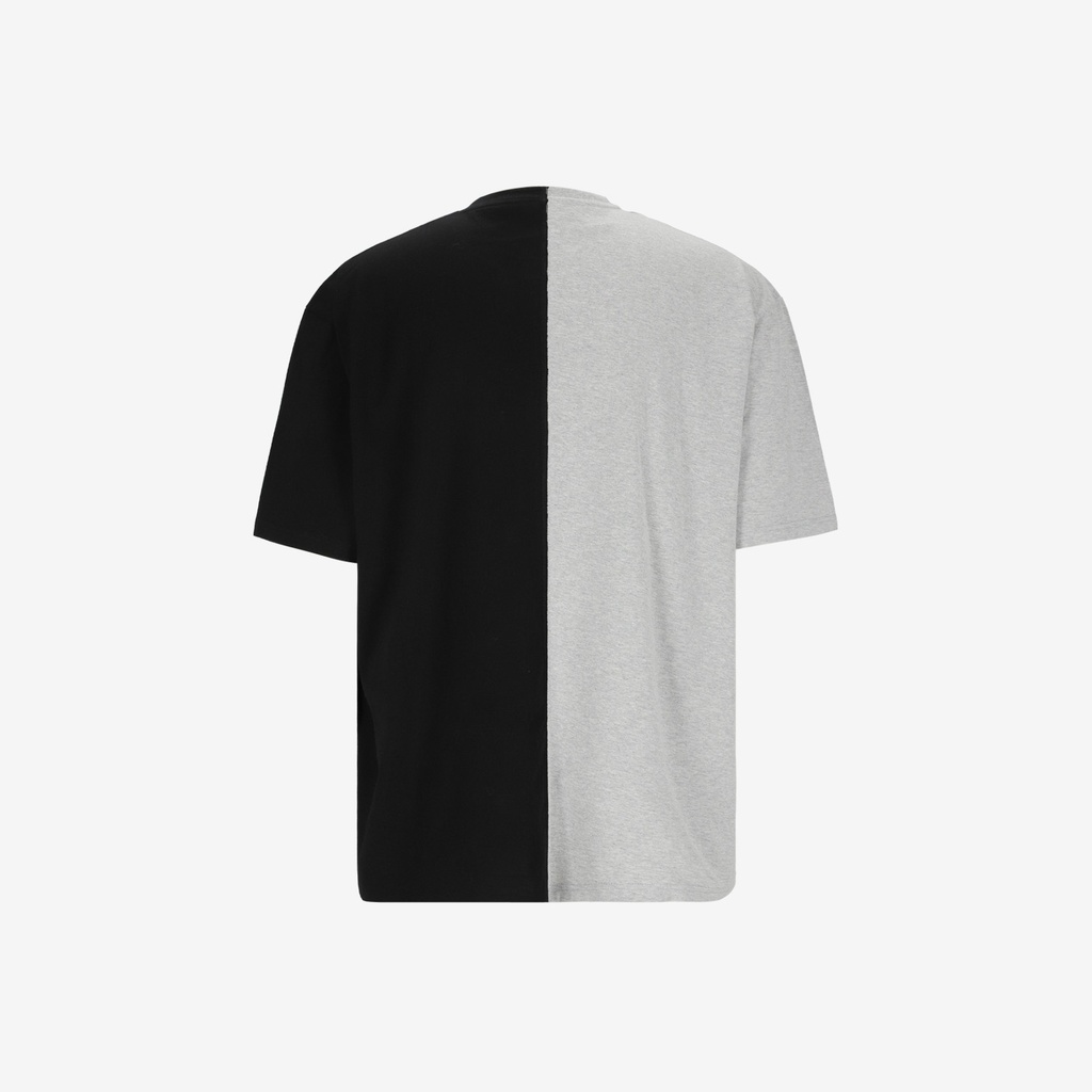 Upcycling t-shirt oversized homme manches courtes CROQUIS POCHE &amp; الري VERSION 1