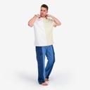 Upcycling t-shirt oversized homme manches courtes MARGOUM &amp; LOSANGE VERSION 1