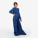 Blouse fille boutonnée avec volant