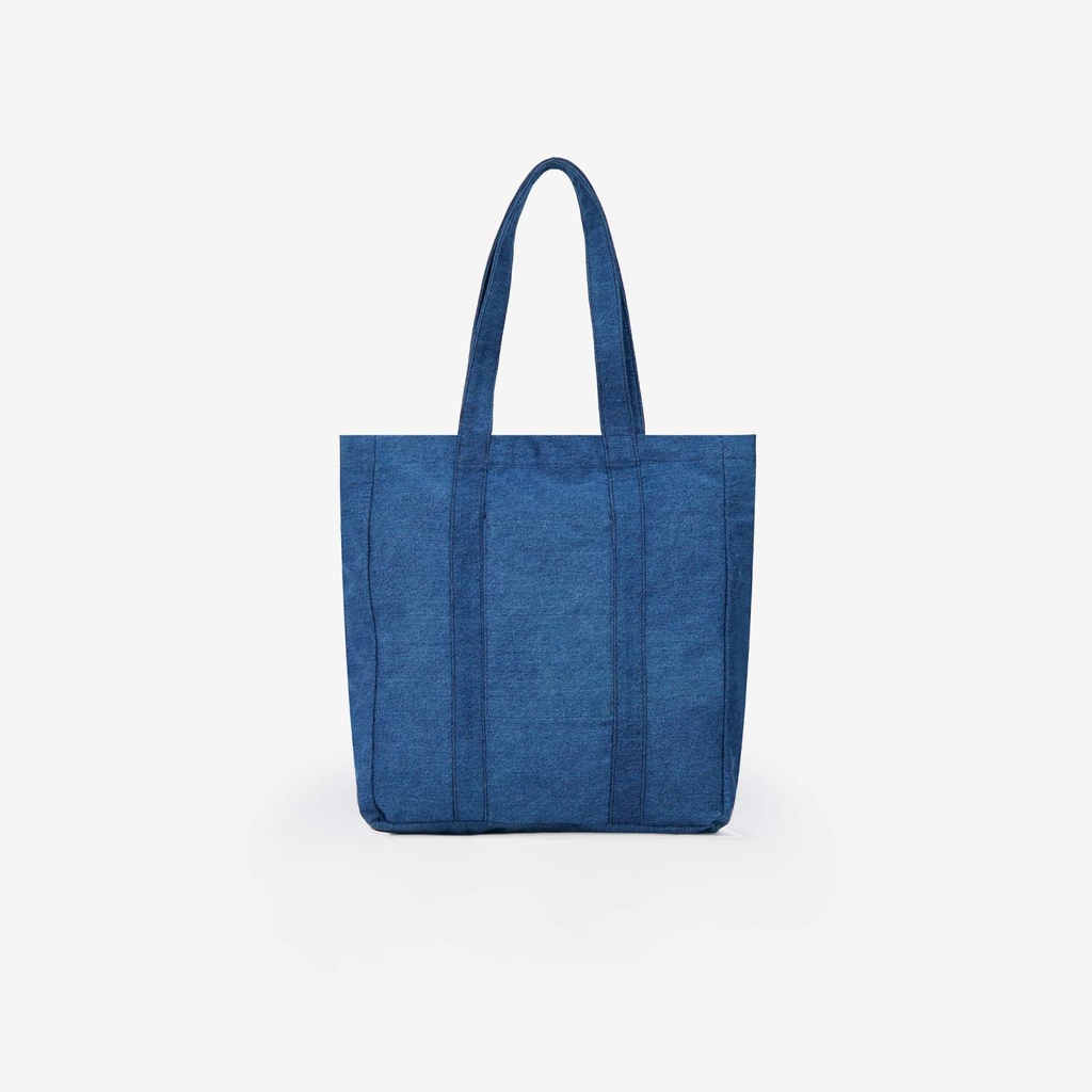 Tote bag unisexe en jeans كعبة ما فماش أختها