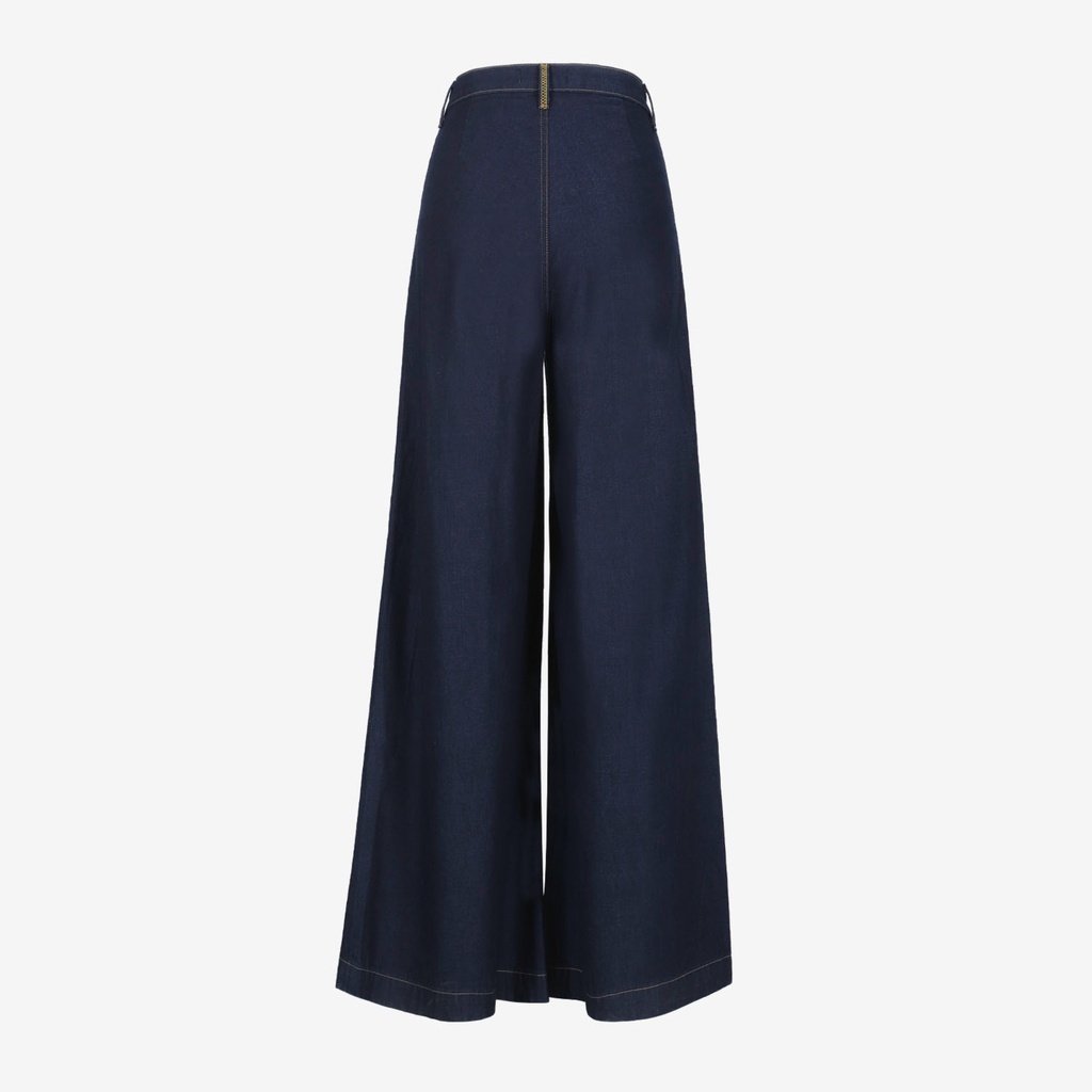 Chino Wide leg femme-CHEDIA