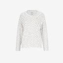 Pyjama femme manches longues imprimé cœur