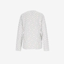 Pyjama femme manches longues imprimé cœur