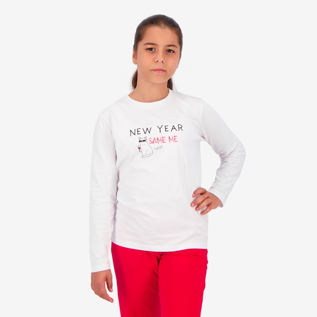 Pyjama unisexe enfant manches longues NEW YEAR SAME ME